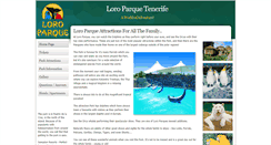 Desktop Screenshot of loroparquetenerife.com